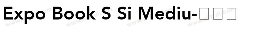 Expo Book S Si Mediu字体转换